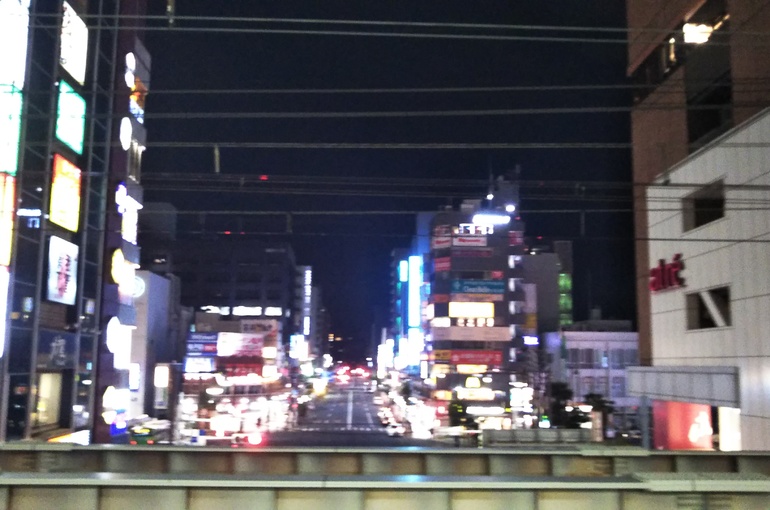 สถานีคาเมะโด้ดูกลางคืนโดยไม่คาดคิด