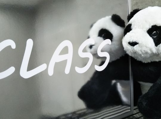 看板　CLASS　シルバー