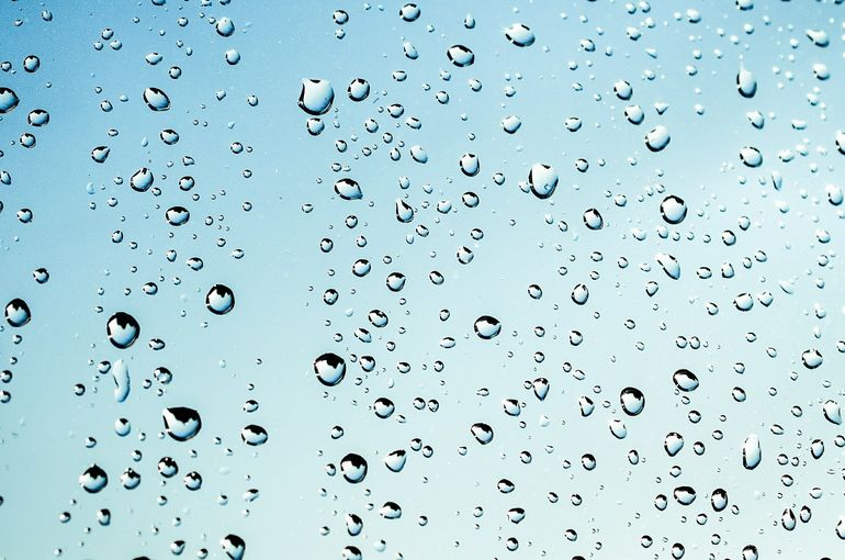 雨水下落窗口