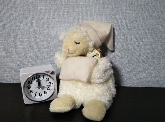 お休みの時間　タイムリミット　残り僅か